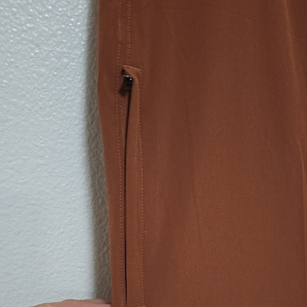 Women's Navy and Brown Jumpsuit - Picture 5 of 11